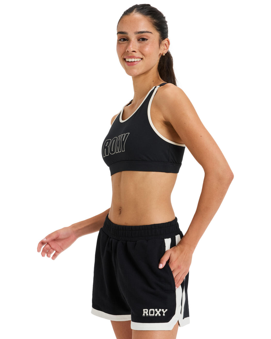 Brassière pour sport à moyen impact EVERYDAY FLOW 2024 Noir Femme 3/4