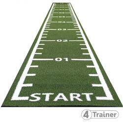 PISTE EN GAZON - 1 m - CURLED – Poils Courts - Vert