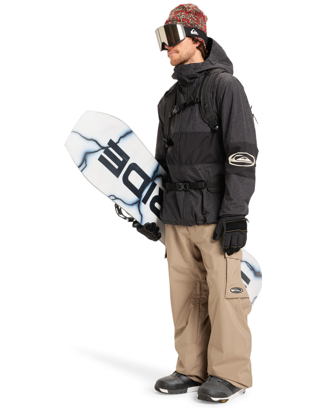 Veste de snow technique HIGH IN THE HOOD Noir Homme 3/4
