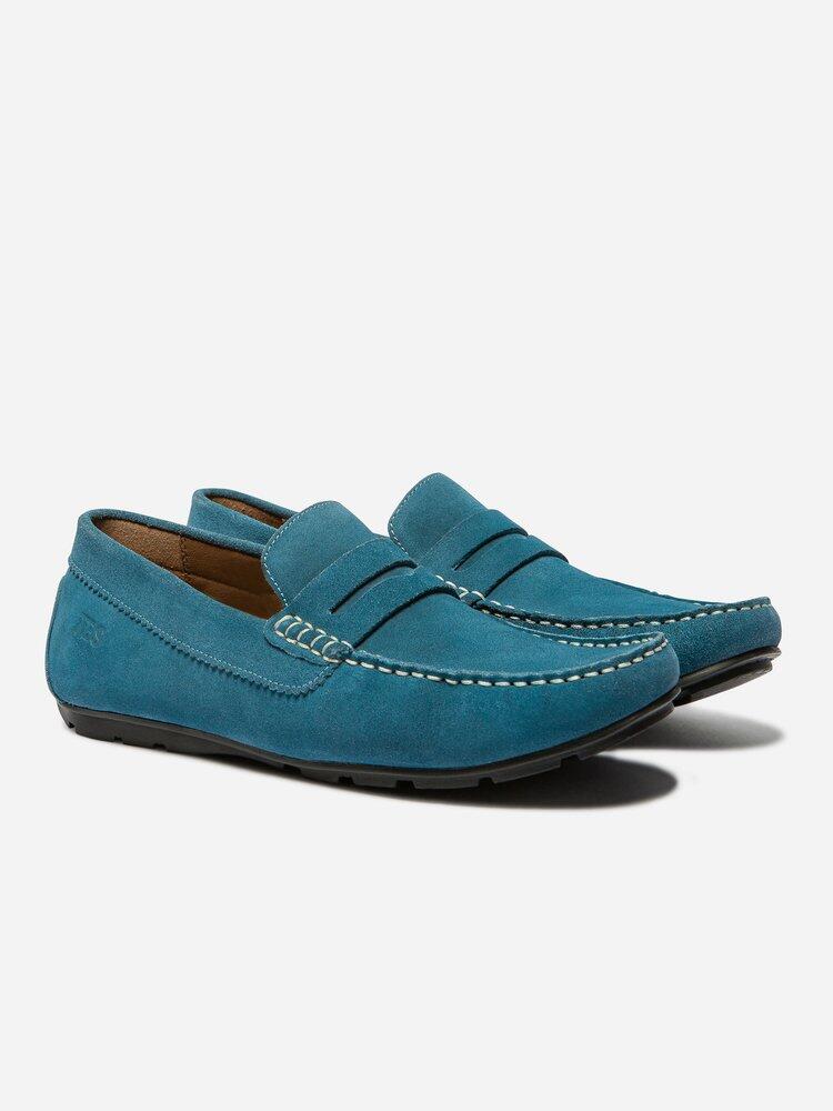 Mocassins Homme - SAILHAN Bleu 2/7