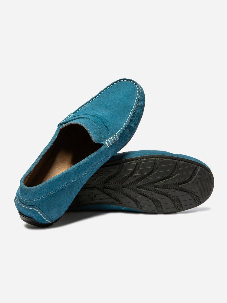 Mocassins Homme - SAILHAN Bleu 4/7