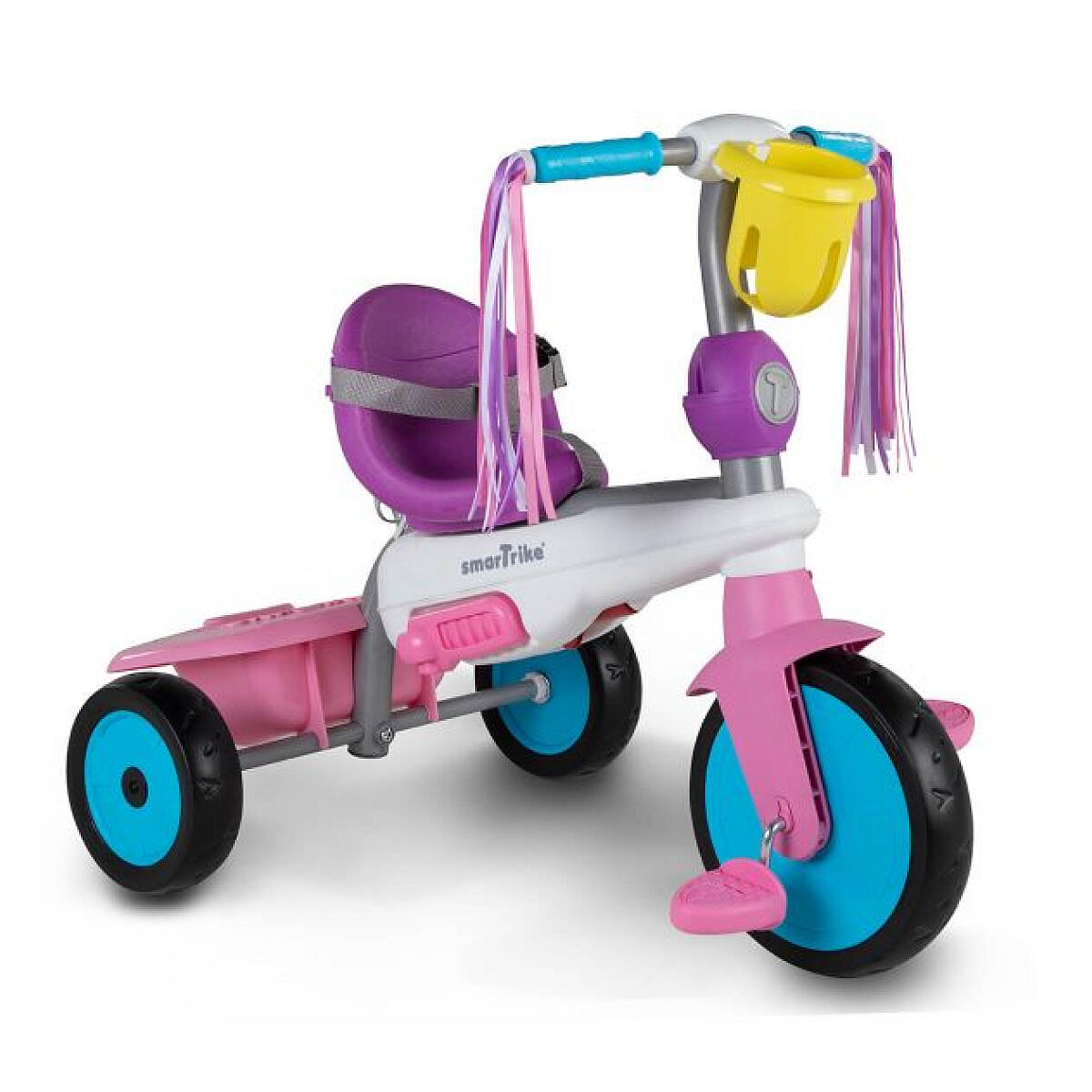 Smartrike - Tricycle Breeze Licorne Rose - Plateau Porte Enfant - Bleu - Taille Unique - Decathlon