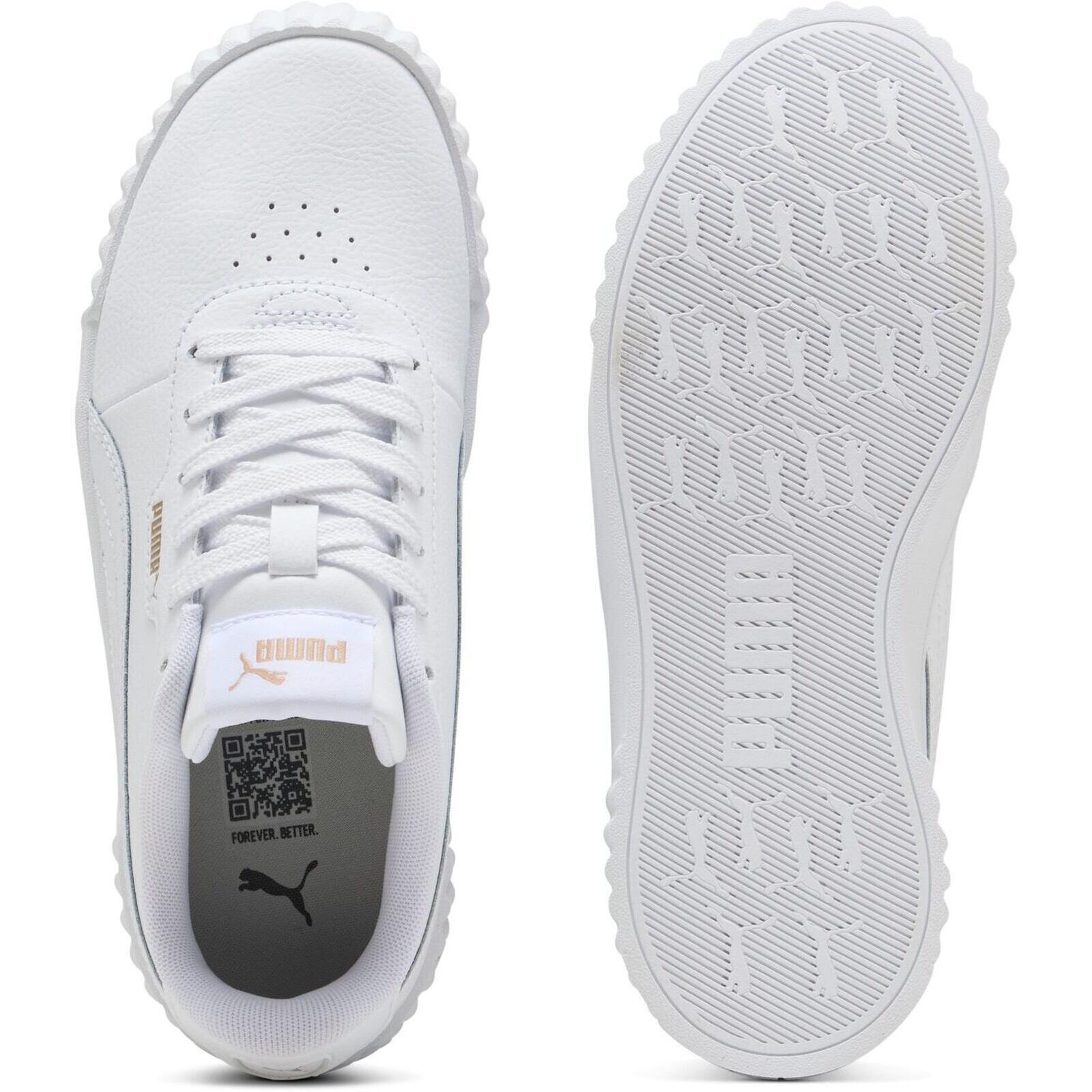 Baskets Puma Carina 3.0 Jr, Blanc, Unisexe 2/7