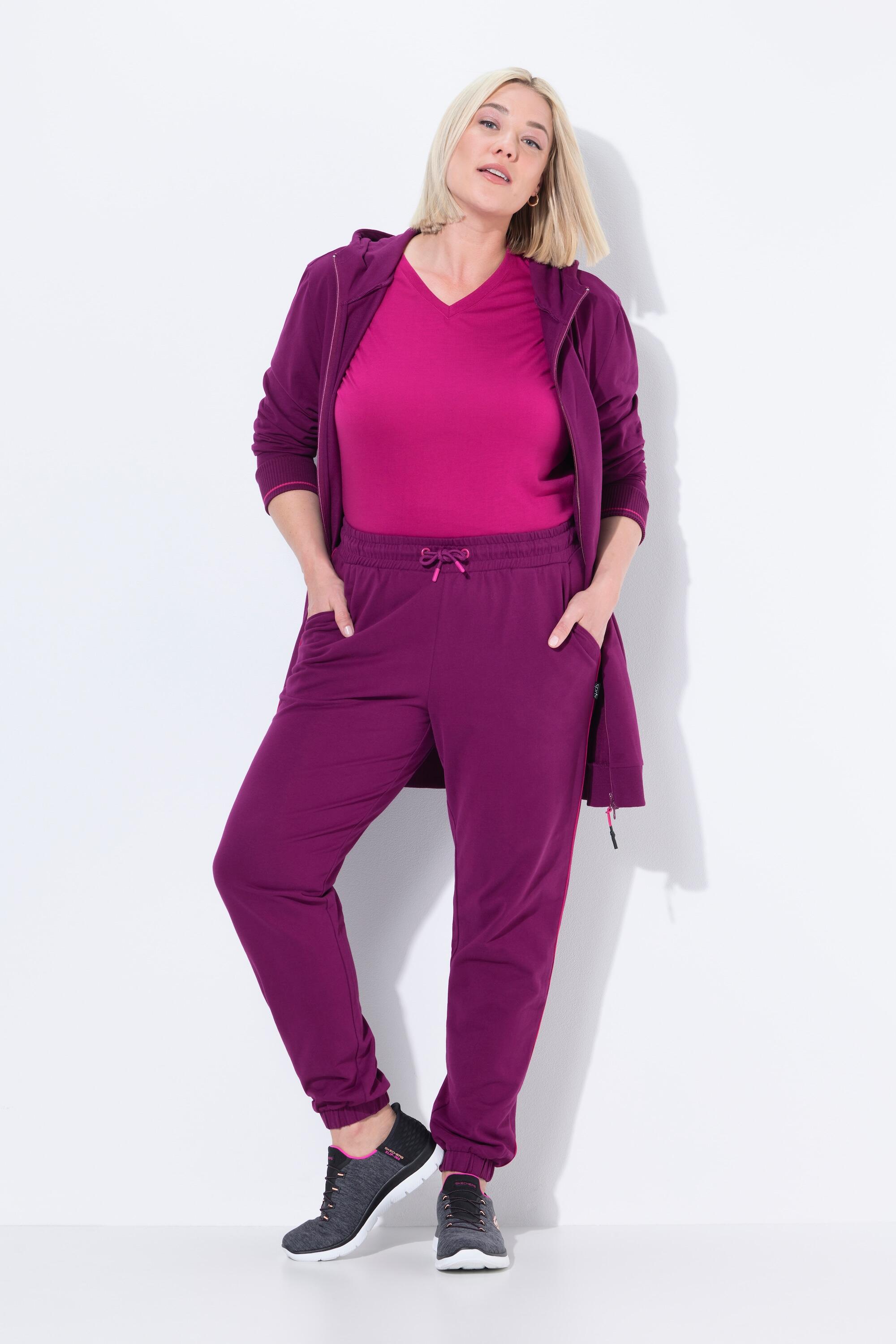 Femme Pantalon de jogging taille et bas de jambe élastiques 6/7