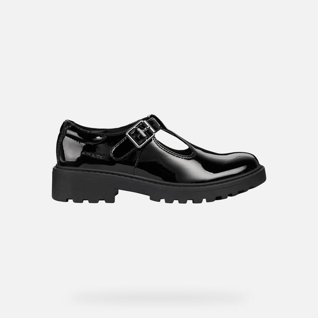 Chaussures Pour Uniforme Fille JR CASEY Noir 2/7