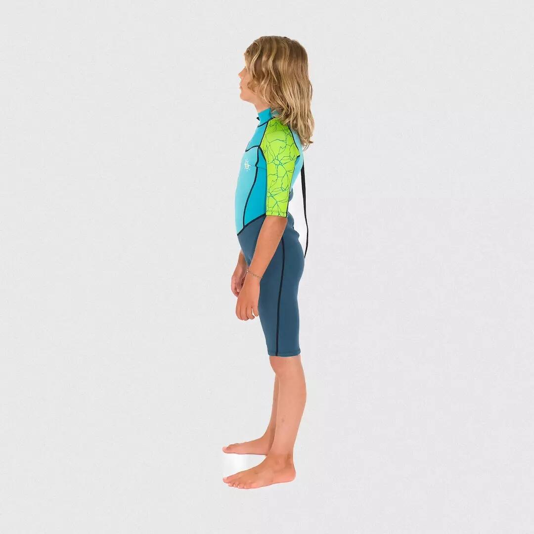 Traje neopreno natación niño mellow sea Shorty 2/2 Mm 3/5