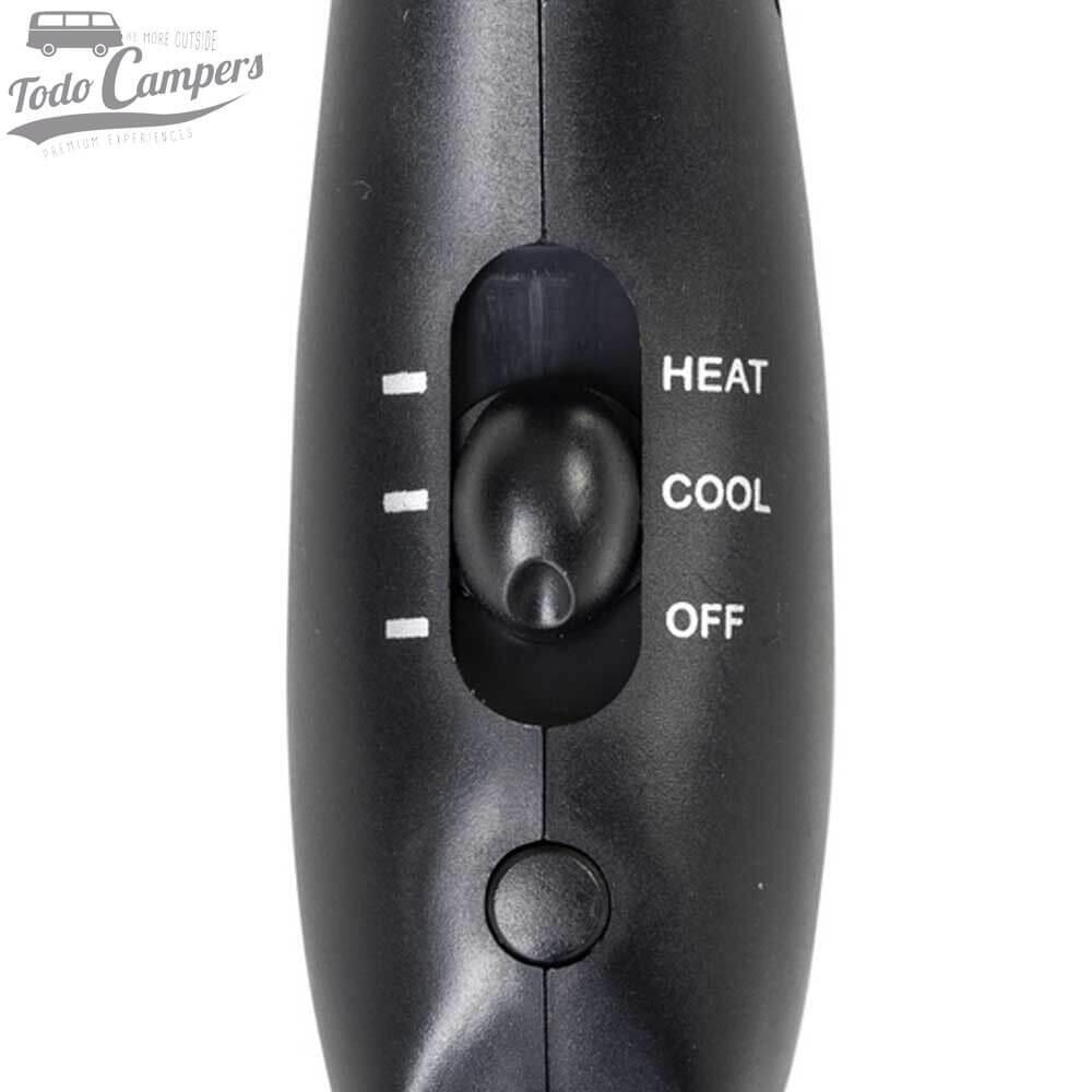 Secador de pelo plegable Carbest con toma de mechero a 12 V 4/4