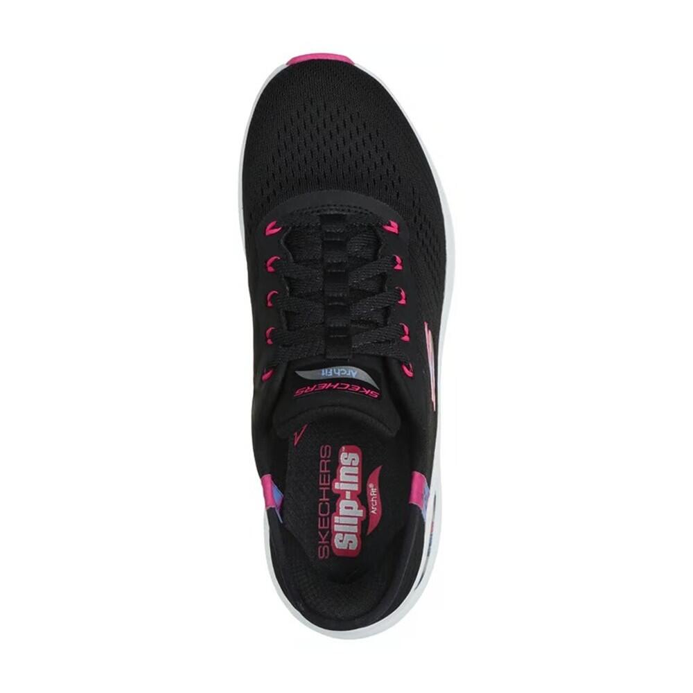 Baskets FEMME Skechers Slip-ins Arch Fit Glow Easy Chic NOIR 5/7