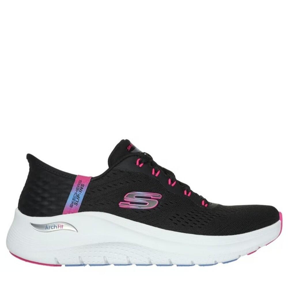 Baskets FEMME Skechers Slip-ins Arch Fit Glow Easy Chic NOIR 1/7