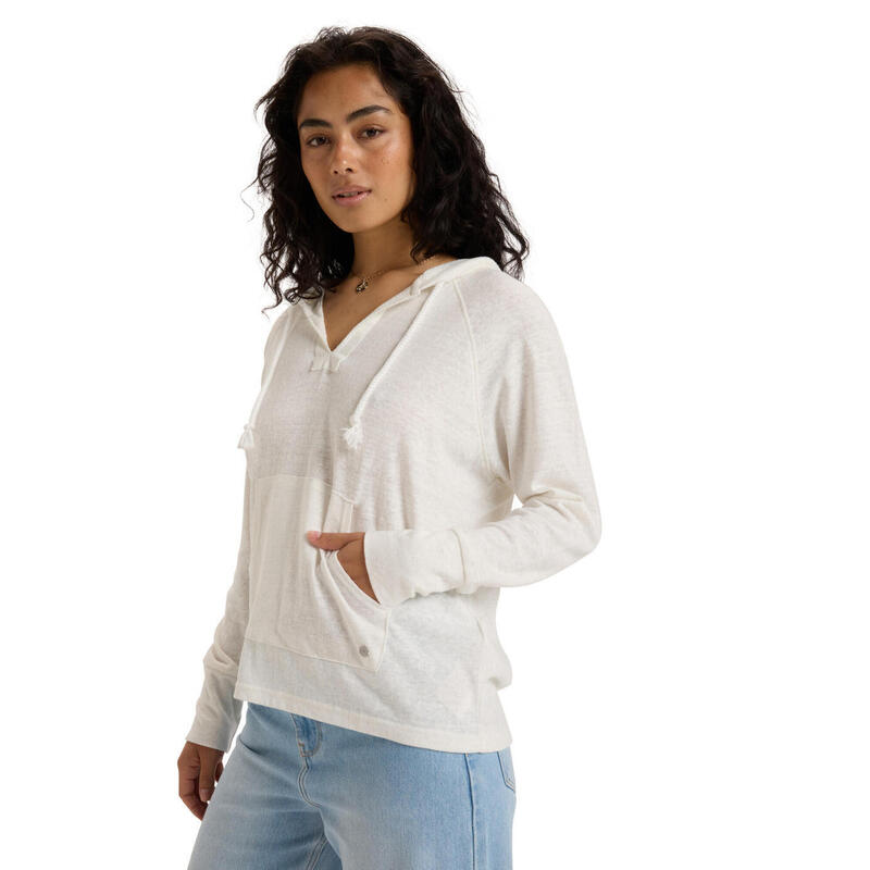 Bluza z kapturem dla Kobiety DESTINATION SURF Biały