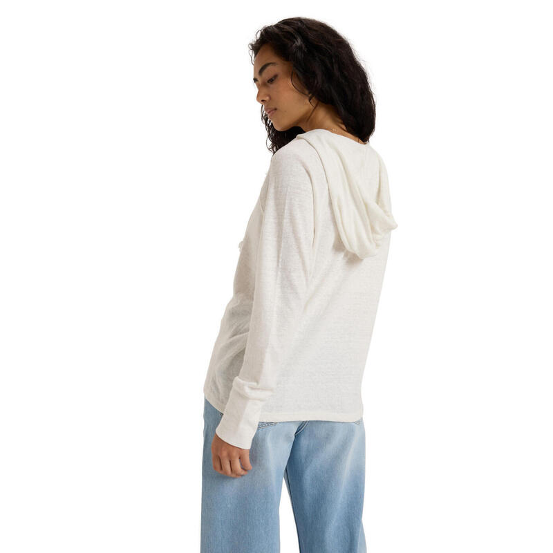 Bluza z kapturem dla Kobiety DESTINATION SURF Biały