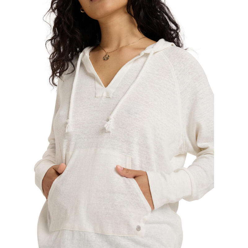 Bluza z kapturem dla Kobiety DESTINATION SURF Biały