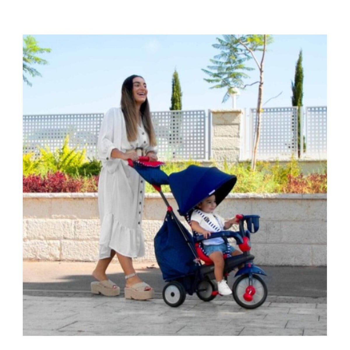 Smartrike Swirl Dreirad blau rot 2/2