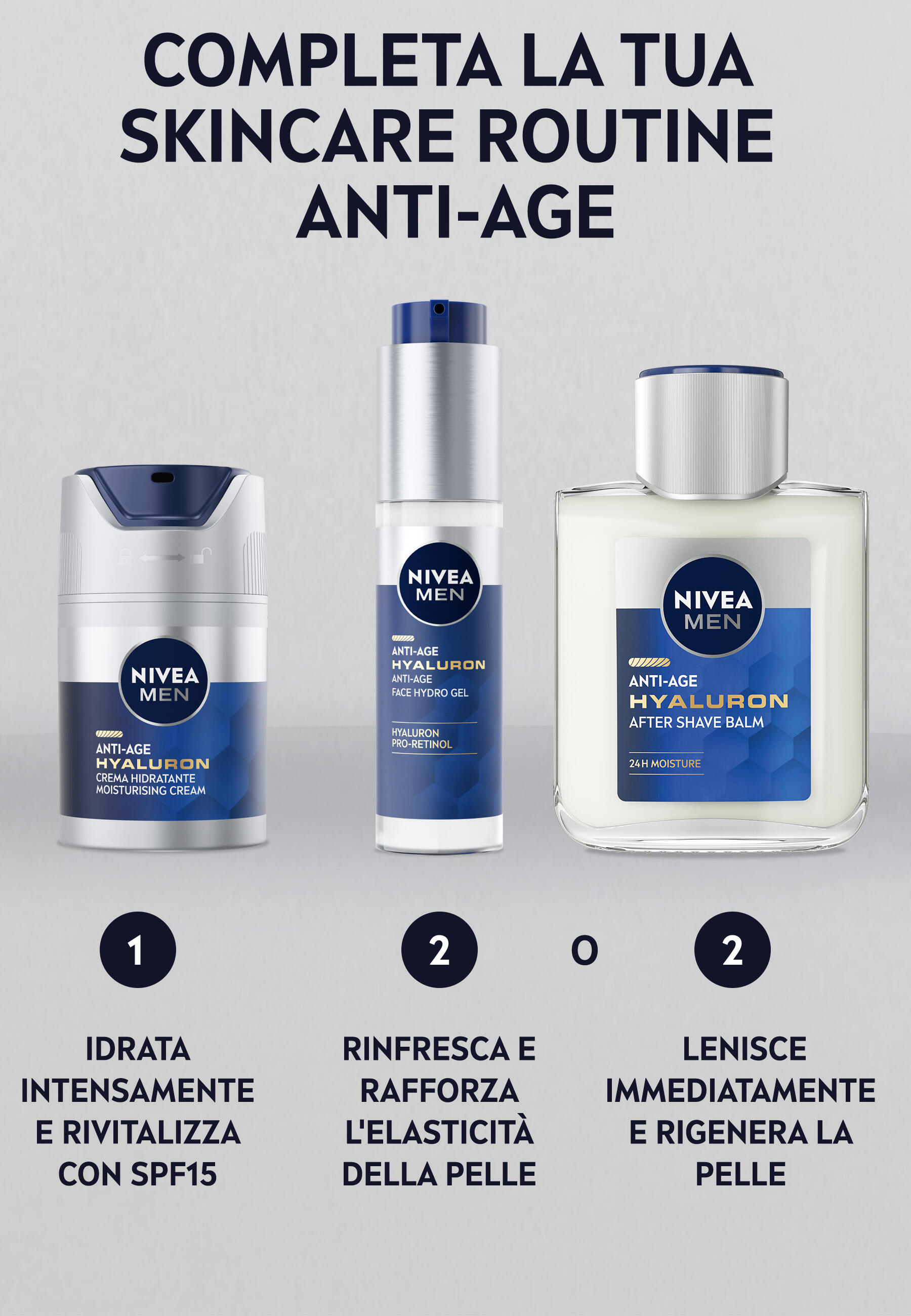 Crème Hydratante Anti-Age Hyaluronique pour Hommes SPF 15 - 50 ml 5/5