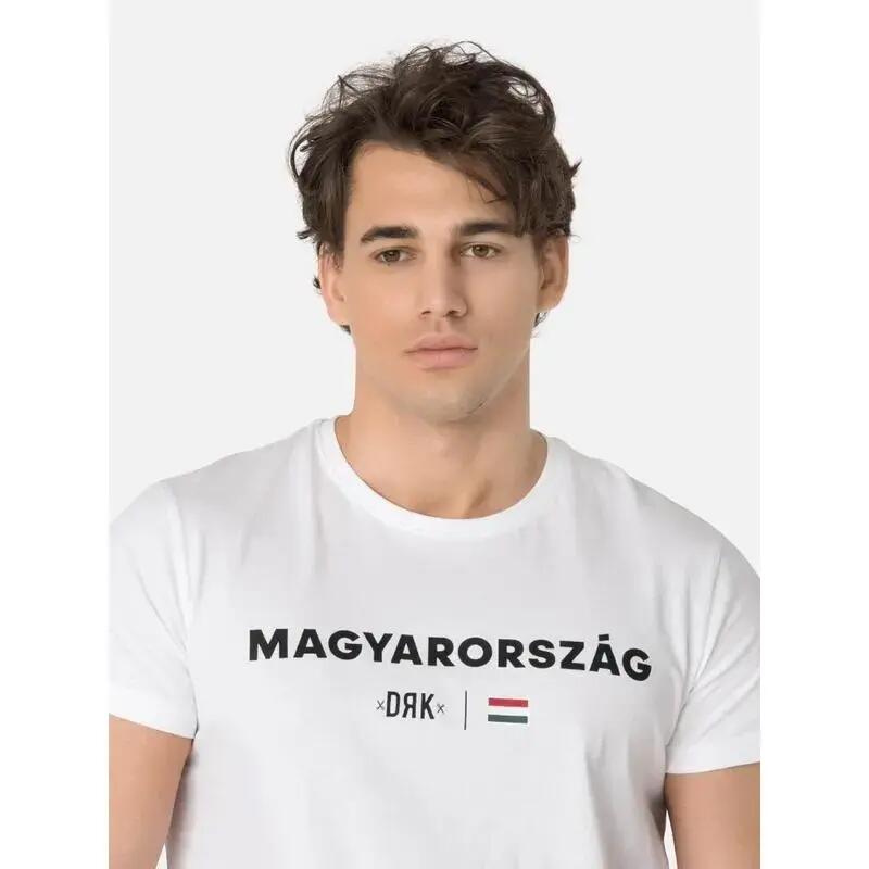 Lehengerlő magyar válogatott szurkolói póló - fehér 3/4