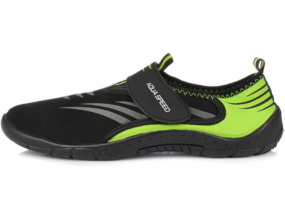 Buty do wody pływania na plażę zielone AQUA SPEED