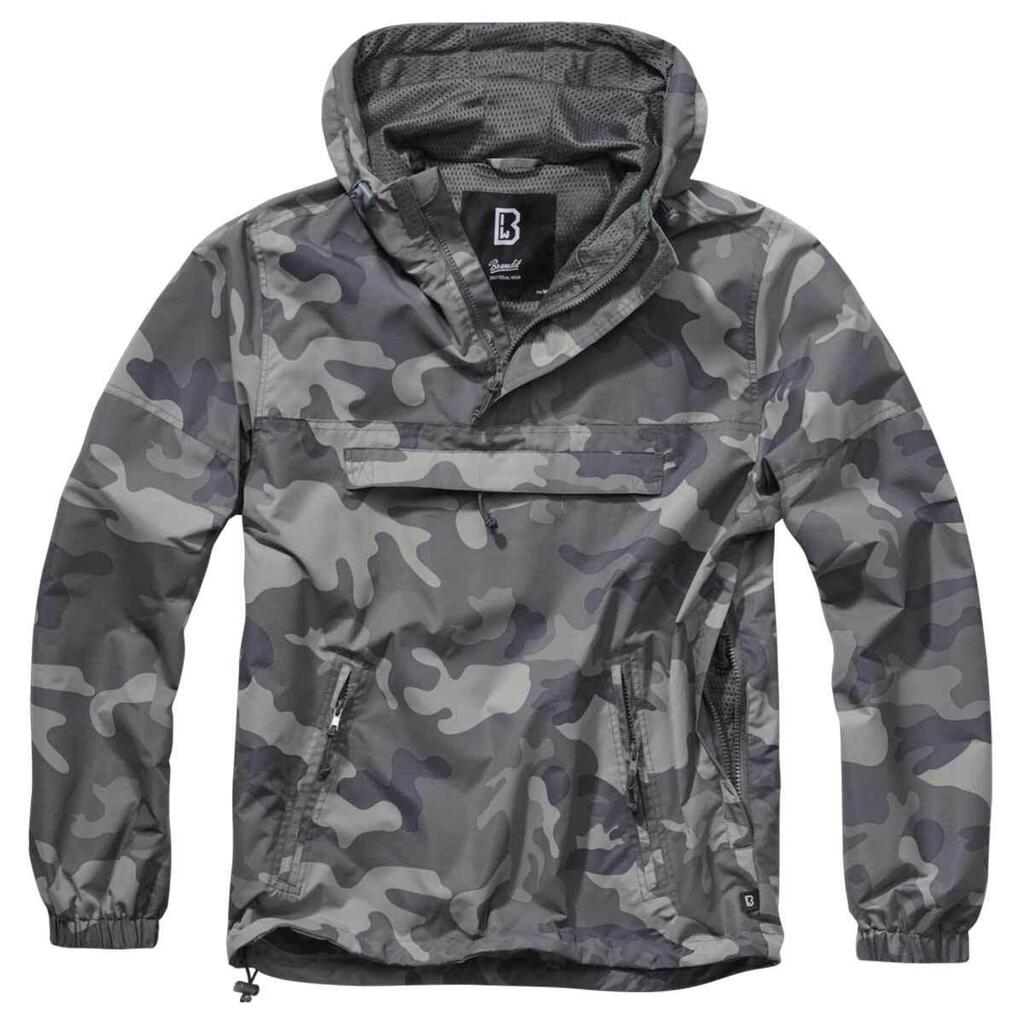 Brandit Summer Windbreaker Grey Camo