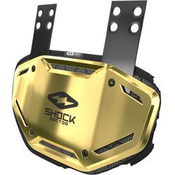 Shock Doctor Showtime Plaque arrière Ir Adulte Chrome Or Chrome