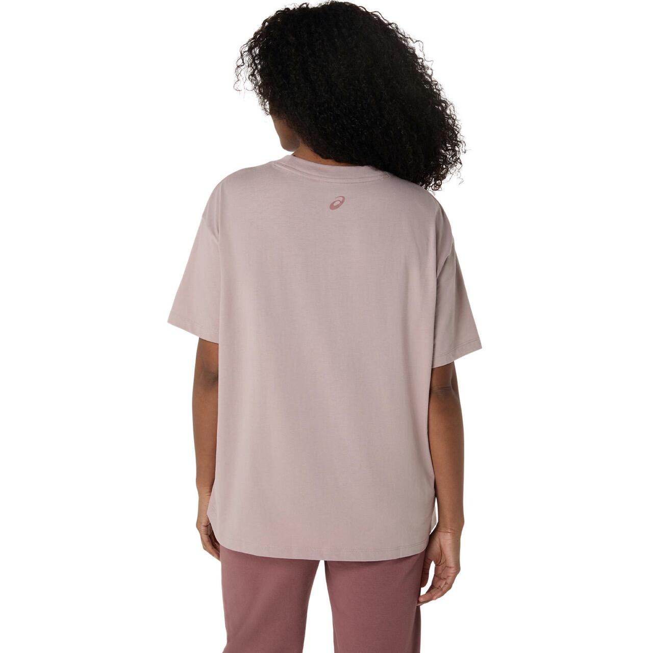 ASICS Logo T-Shirt Damen Fawn 2/4
