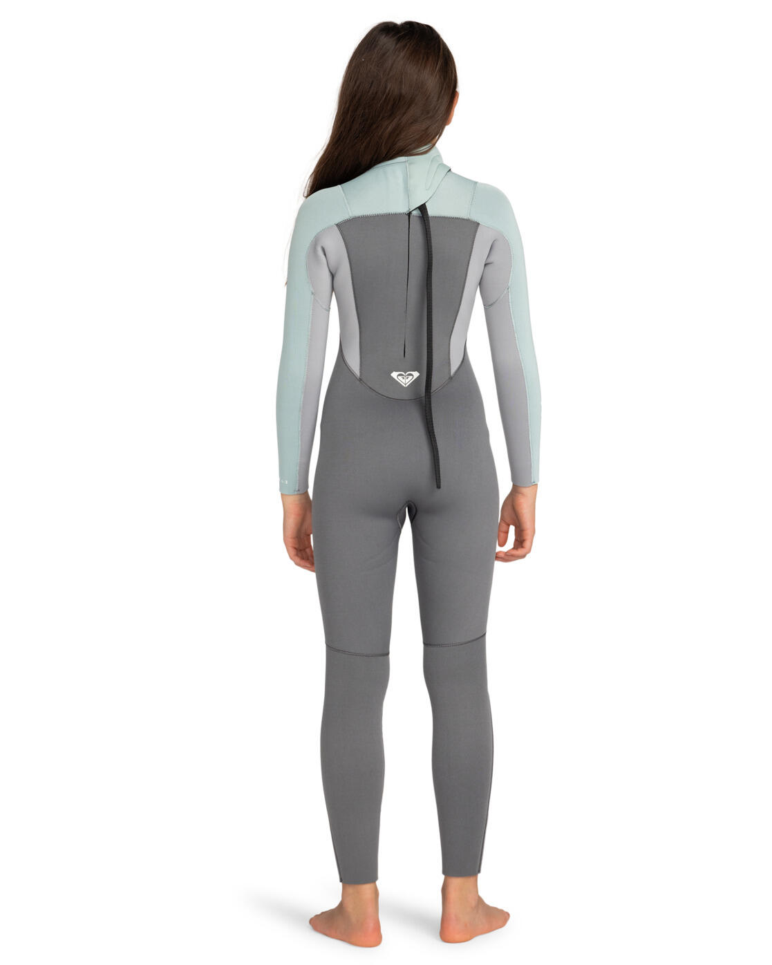 Traje de Surf GBS con Cremallera en la Espalda 4/3MM PROLOGUE Verde Niña 2/4