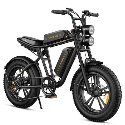 Vélo électrique avec SHIMANO 7 Gang, 48V 13Ah+13Ah Battery, 75+75 km
