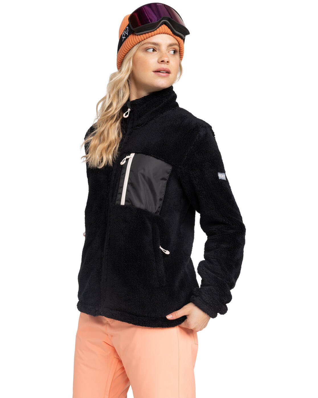 Sweatshirt mit Reißverschluss ALABAMA Schwarz Dames 4/4