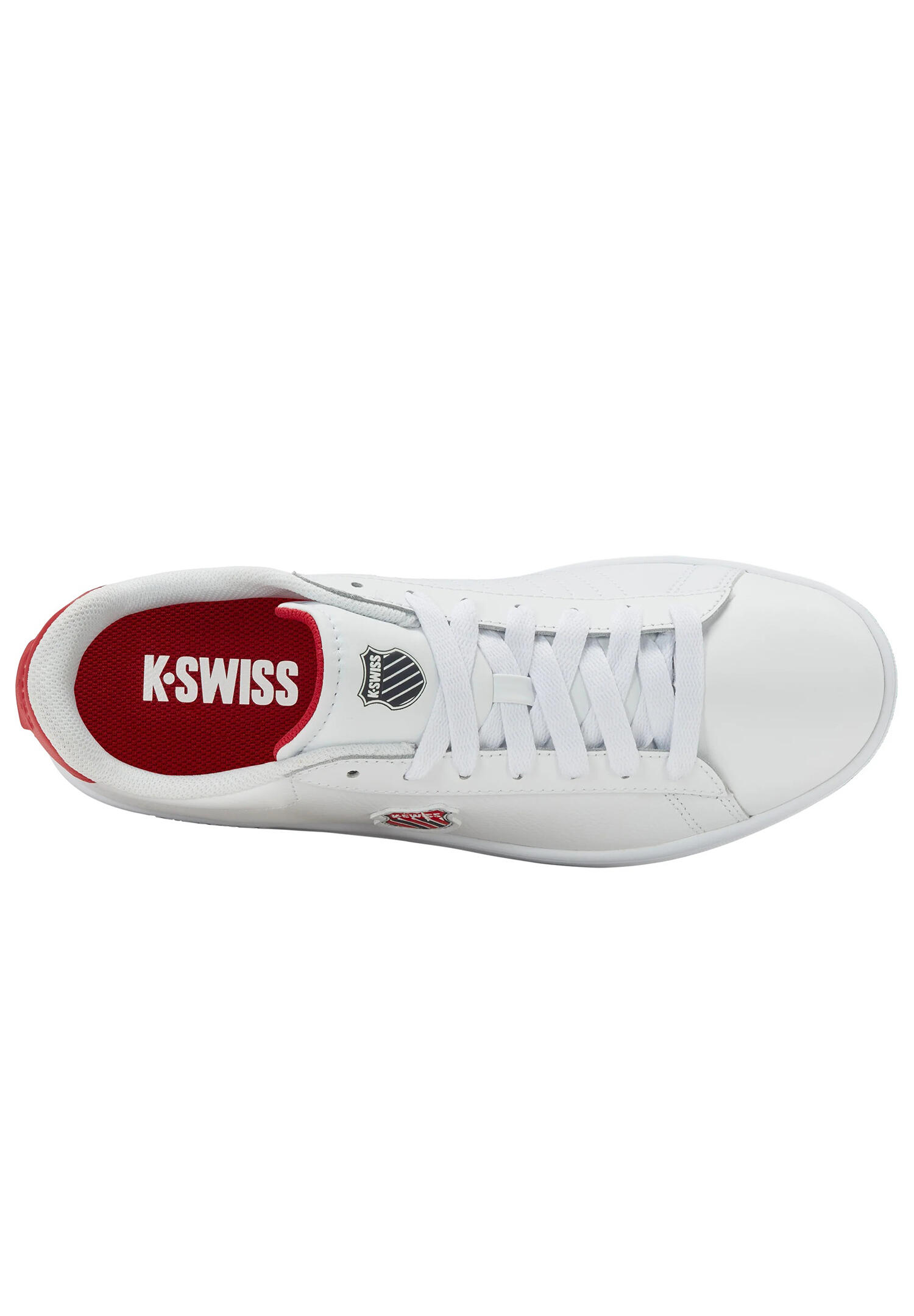 Zapatillas deportivas de tenis para hombre K-SWISS, corte bajo, blancas - nuevo 5/5