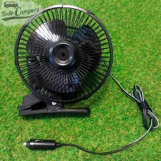 Ventilador 12v con toma de mechero
