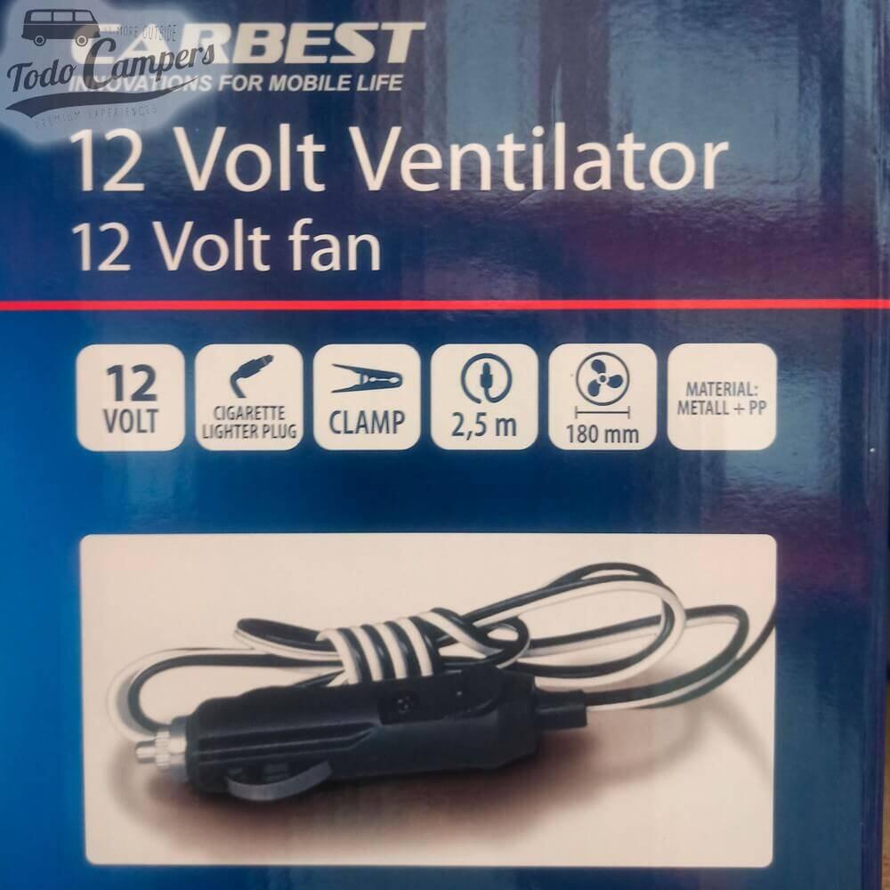 Ventilador 12v con toma de mechero 5/5