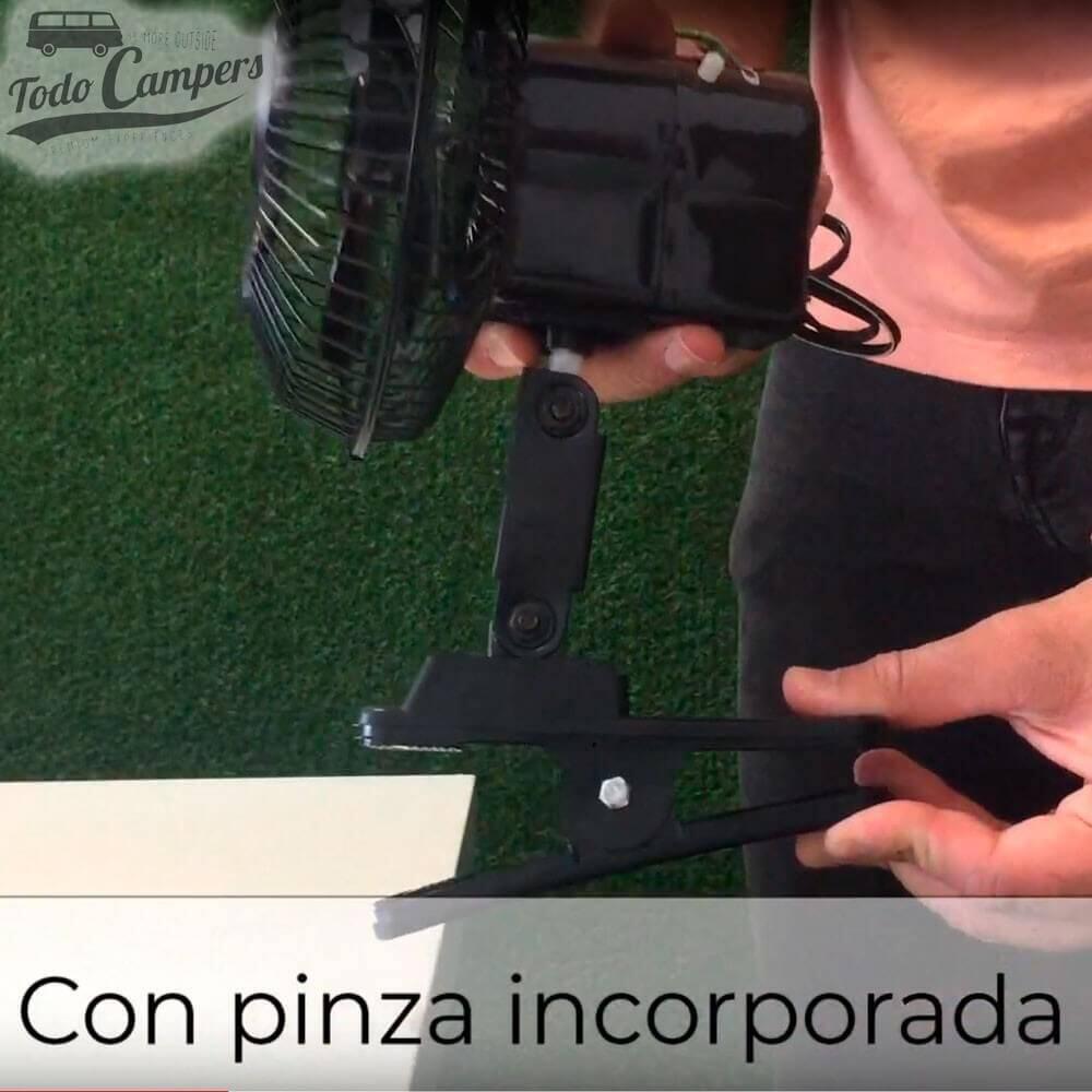 Ventilador 12v con toma de mechero 4/5