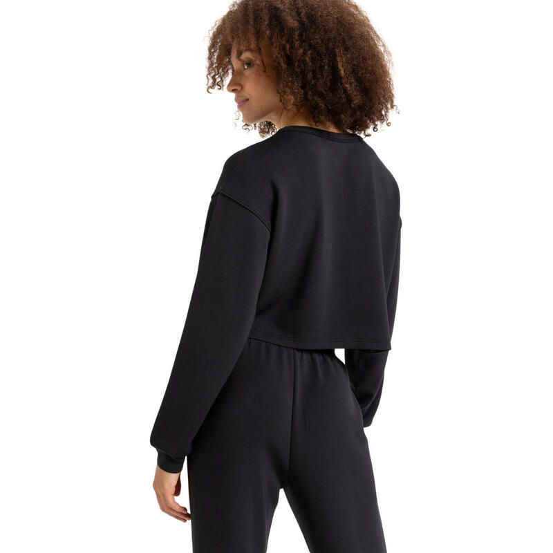 Bluza z okrągłym dekoltem dla Kobiety RISE & VIBE Czarny