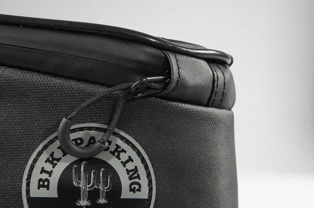 Sacoche cadre étanche 1,5 L avec poche smartphone - noir - TOP FRAME BAG 2/6