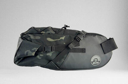 Waterdichte 15L Bikepacking Zadeltas – Zwart/Camo