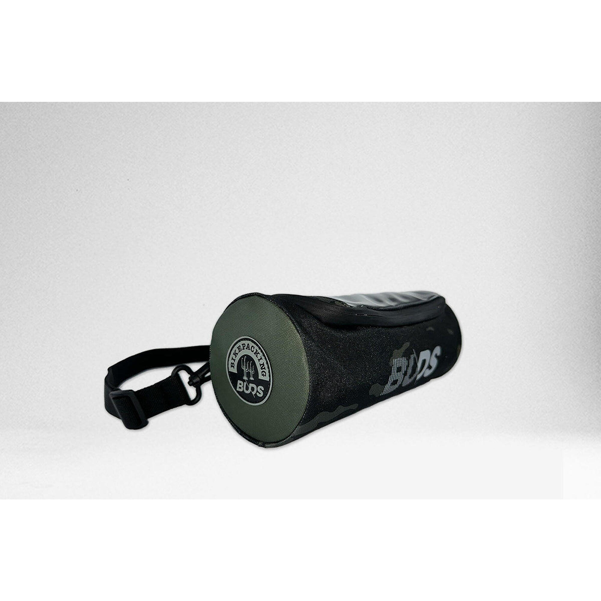 Buds - Sacoche Guidon Étanche Bikepacking 1,8 L - Noir/camo - Handlebar Roll - Sacoche De Guidon - Marron|vert - No Size - Decathlon