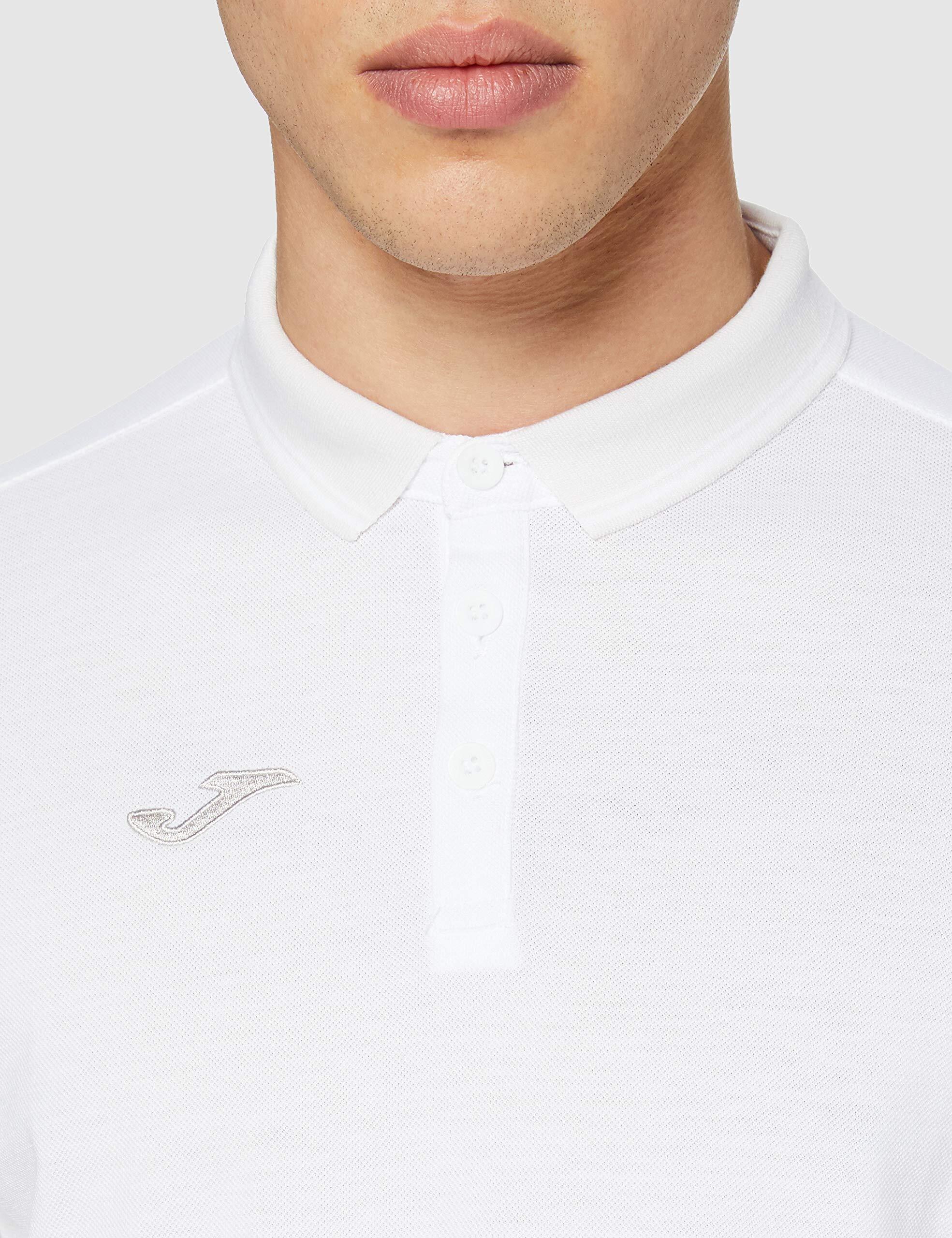 Polo Manga Corta Niños Joma Bali II Blanco 2/5