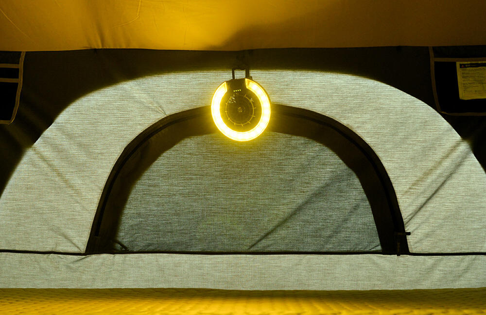 Lampe De Camping Avec Ventilateur Intégré - Double Fonction éclairage Et Ventilation