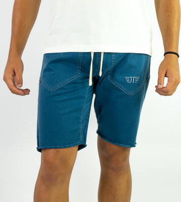 Klimbroek - trekking montes short blue man