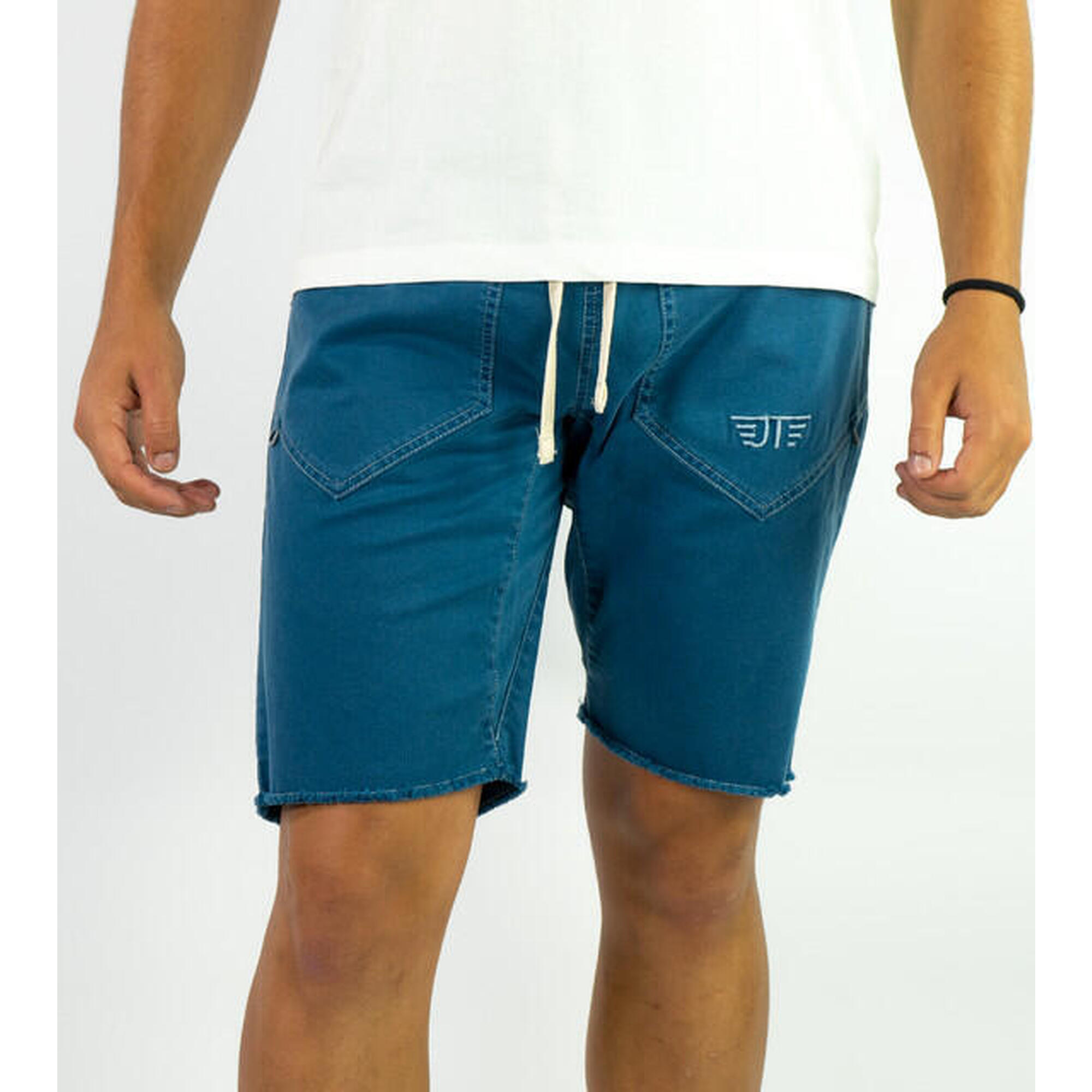 JEANSTRACK Horolezectví - Trekové kalhoty Montes Short Blue Man