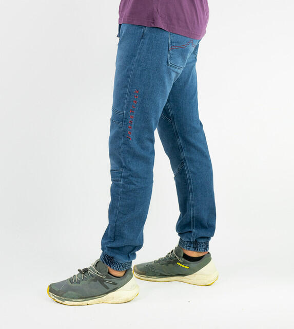 Pantaloni da arrampicata montan jeans risciacquare 2/7
