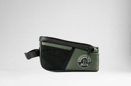 Sacoche cadre étanche 1,5 L avec poche smartphone - noir/camo - TOP FRAME BAG