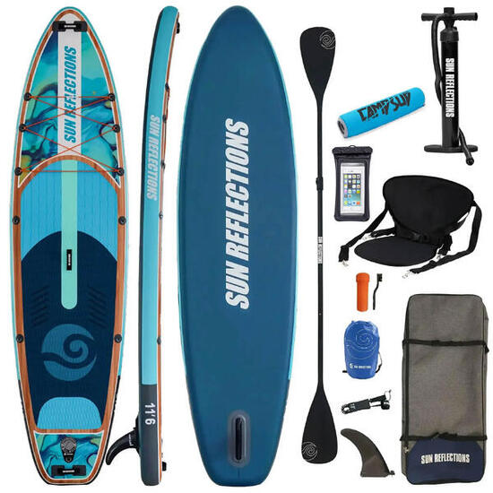 Deska Sup Pompowana Sun Reflections L 11'6" Combo + Bojka do wiosła