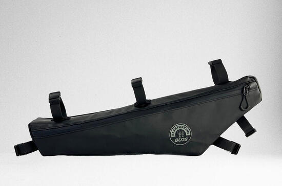 Borsa telaio impermeabile bikepacking 25 L - nero - HALF FRAME BAG