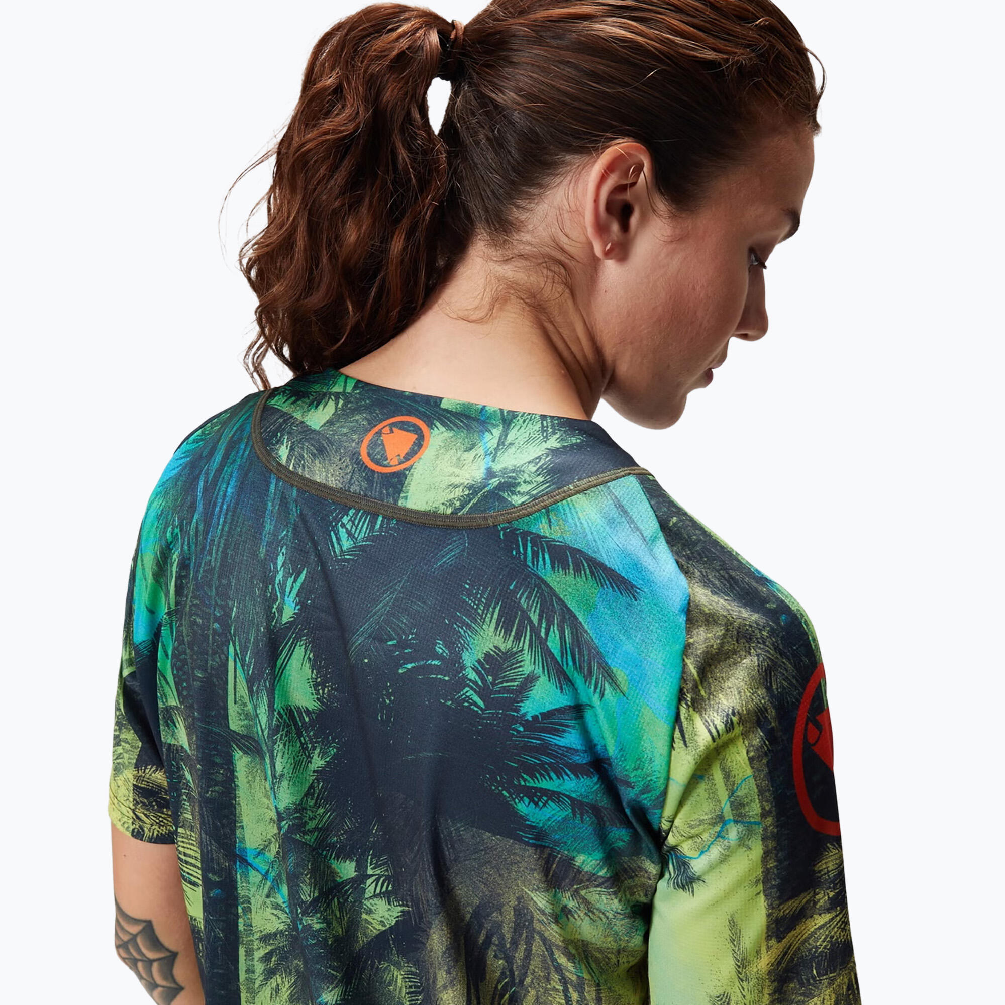 Maillot Manches Courtes Femme Endura Tropical LTD Vert 5/5