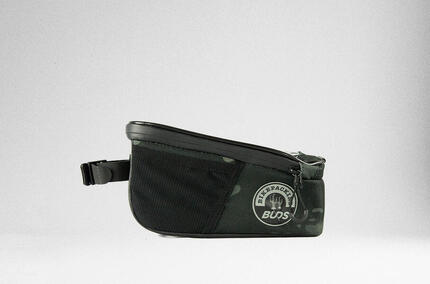 Sacoche cadre étanche 1,5 L avec poche smartphone - noir/camo - TOP FRAME BAG