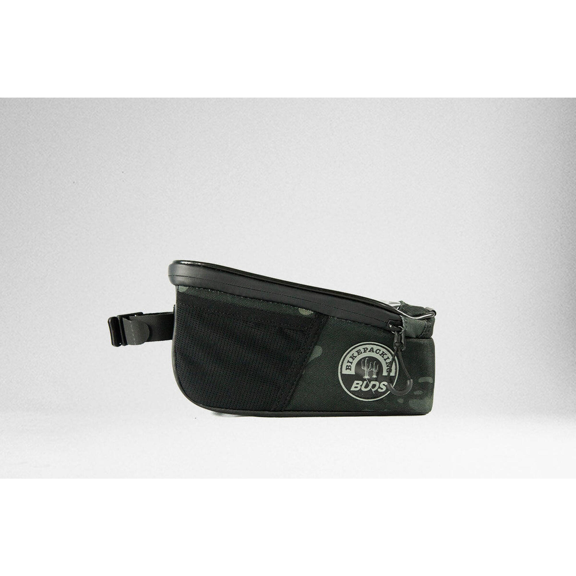 Buds - Sacoche Cadre Bikepacking Étanche 1,5 L - Noir/camo - Top Frame Bag - Sacoche De Cadre - Marron|vert - No Size - Decathlon