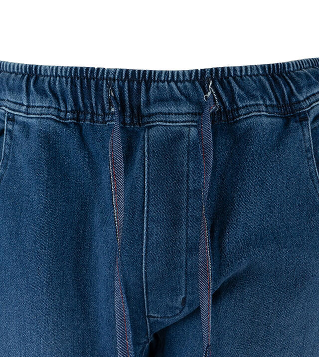 Pantaloni da arrampicata montan jeans risciacquare 5/7