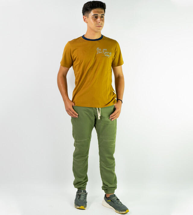 Pantaloni da arrampicata Monte Khaki Man 5/7