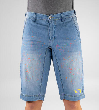 Pantalon de vÃ©lo de montagne (VTT) Jeans Heras Fluor