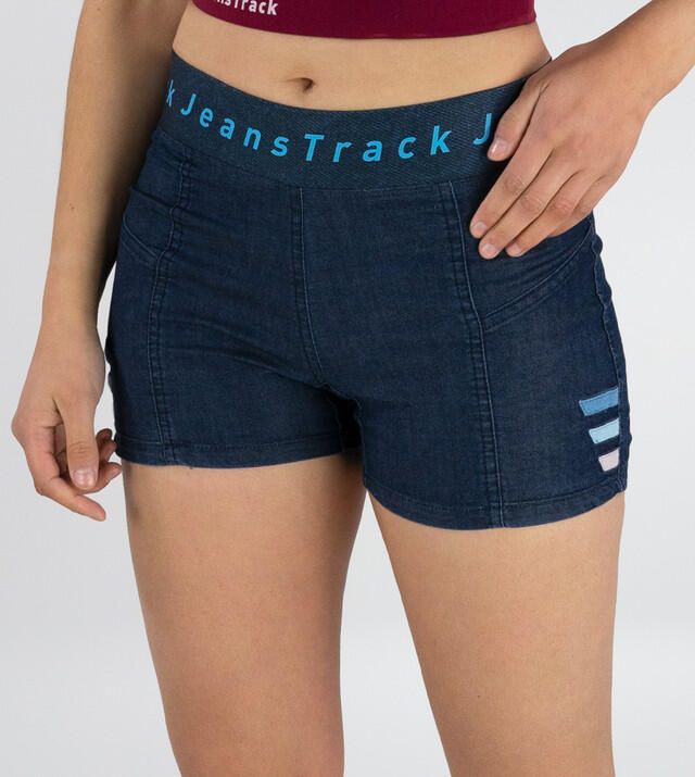 JEANSTRACK Pantaloni da arrampicata da donna a jeans corti
