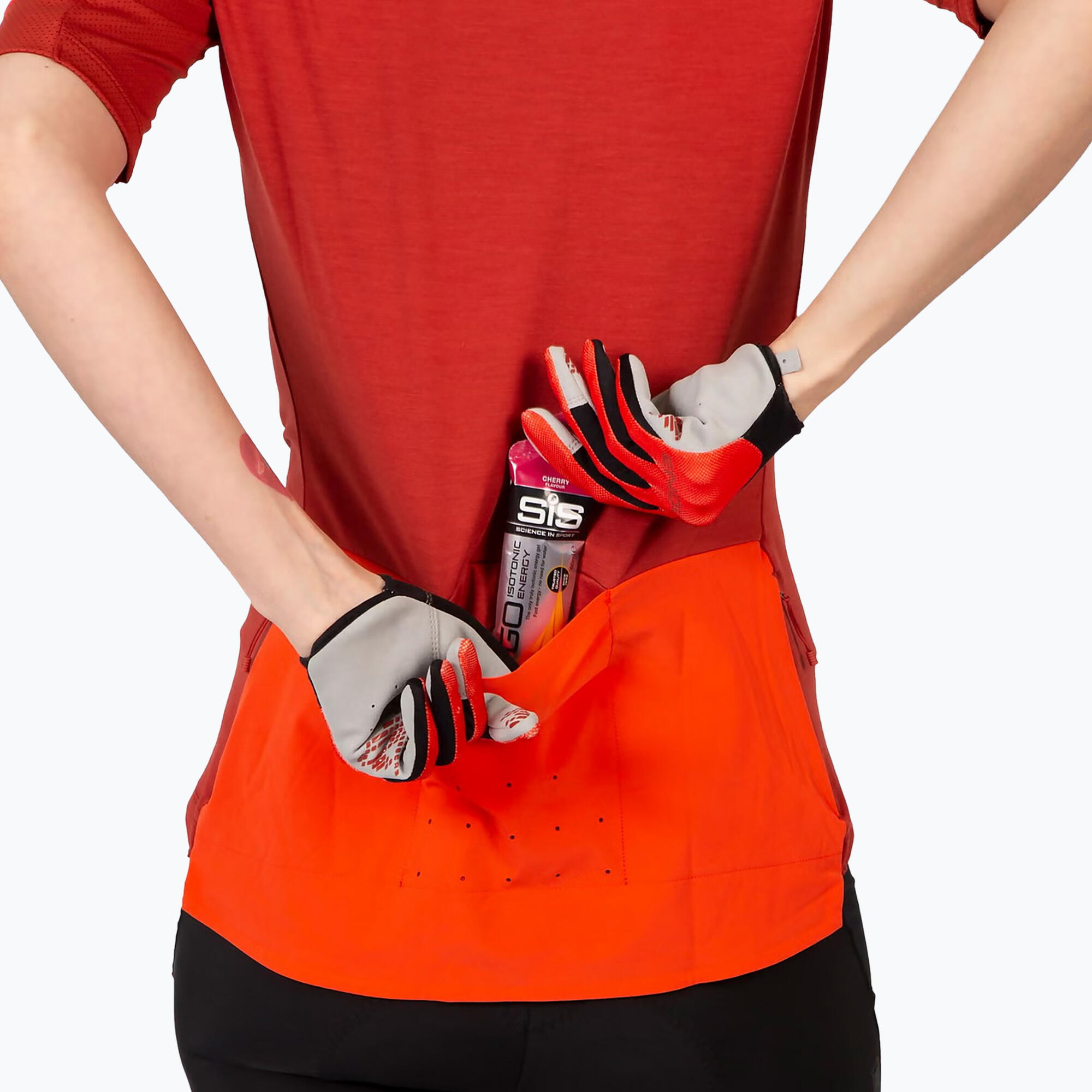 Maillot Manches Courtes Endura GV500 Femme Rouge 6/7